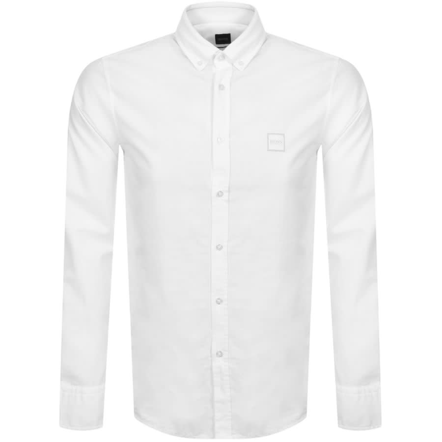 Alternative Image for ProductBOSS Mabsoot Long Sleeved Shirt White1