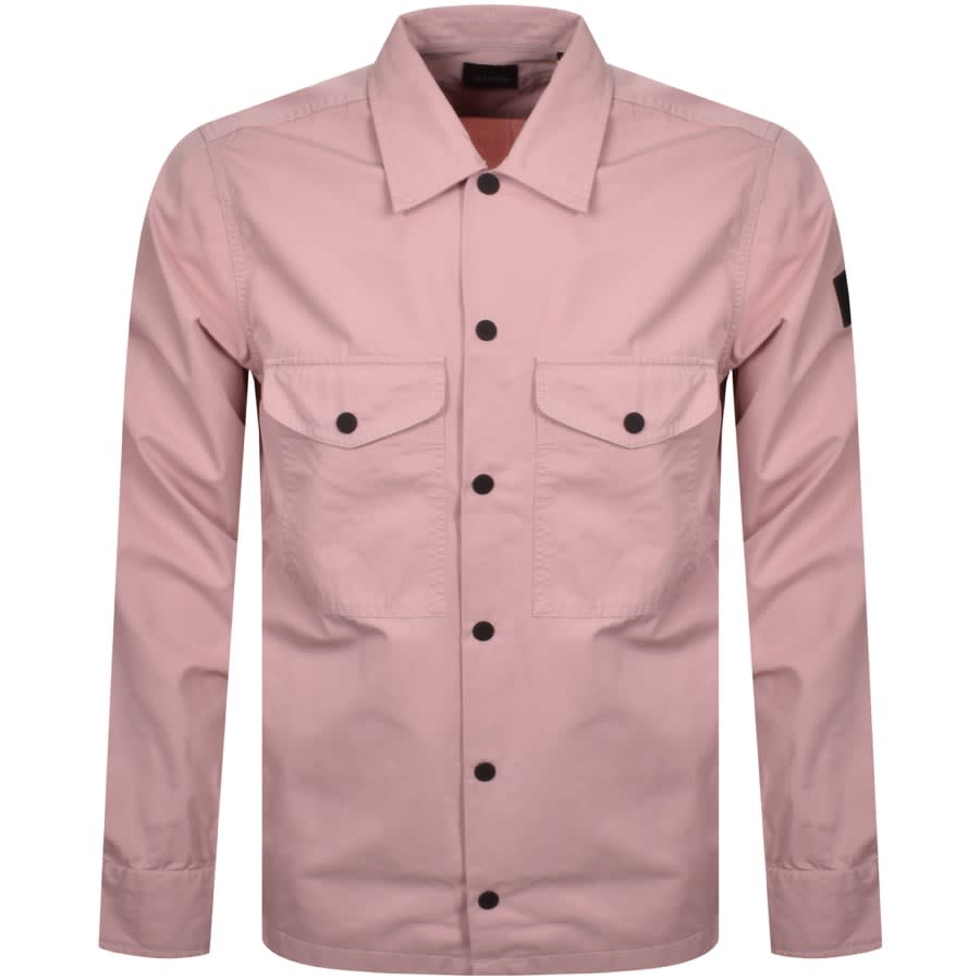Alternative Image for ProductBOSS Lovel Zip 7 Overshirt Jacket Pink1