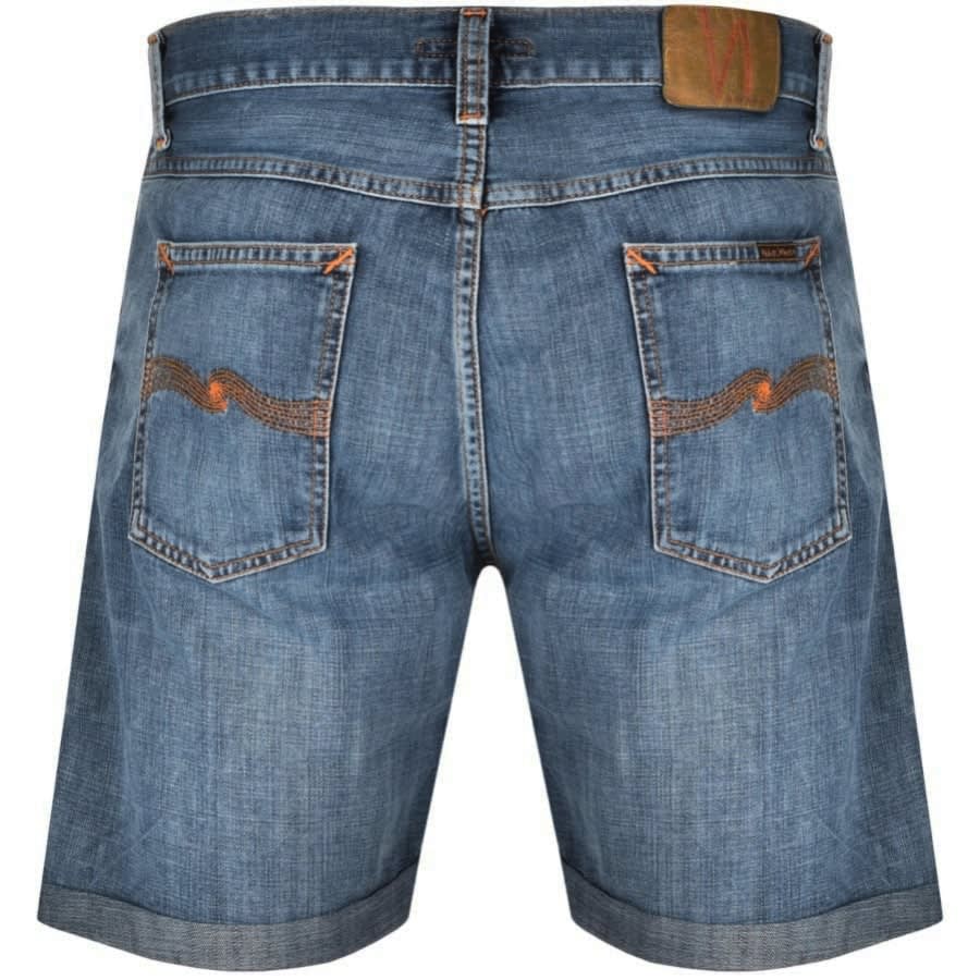 Alternative Image for ProductNudie Jeans Josh Shorts Blue2