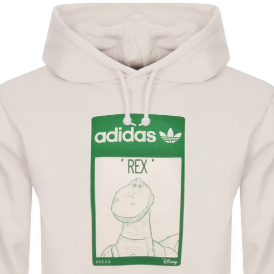 Alternative Image for Productadidas Originals X Disney Rex Hoodie Cream2