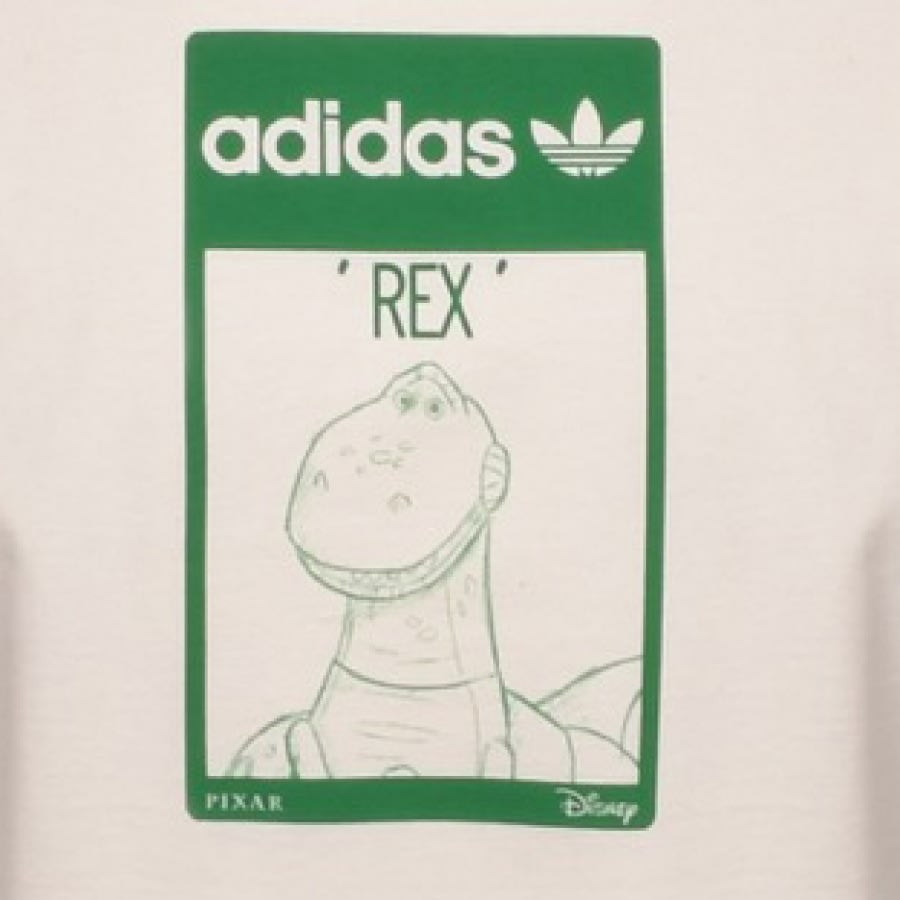 Alternative Image for Productadidas Originals X Disney Rex Hoodie Cream3