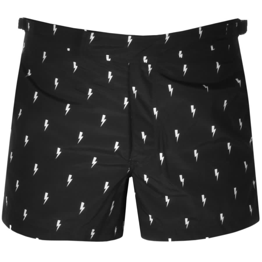 Alternative Image for ProductNeil Barrett Thunderbolt Swim Shorts Black1