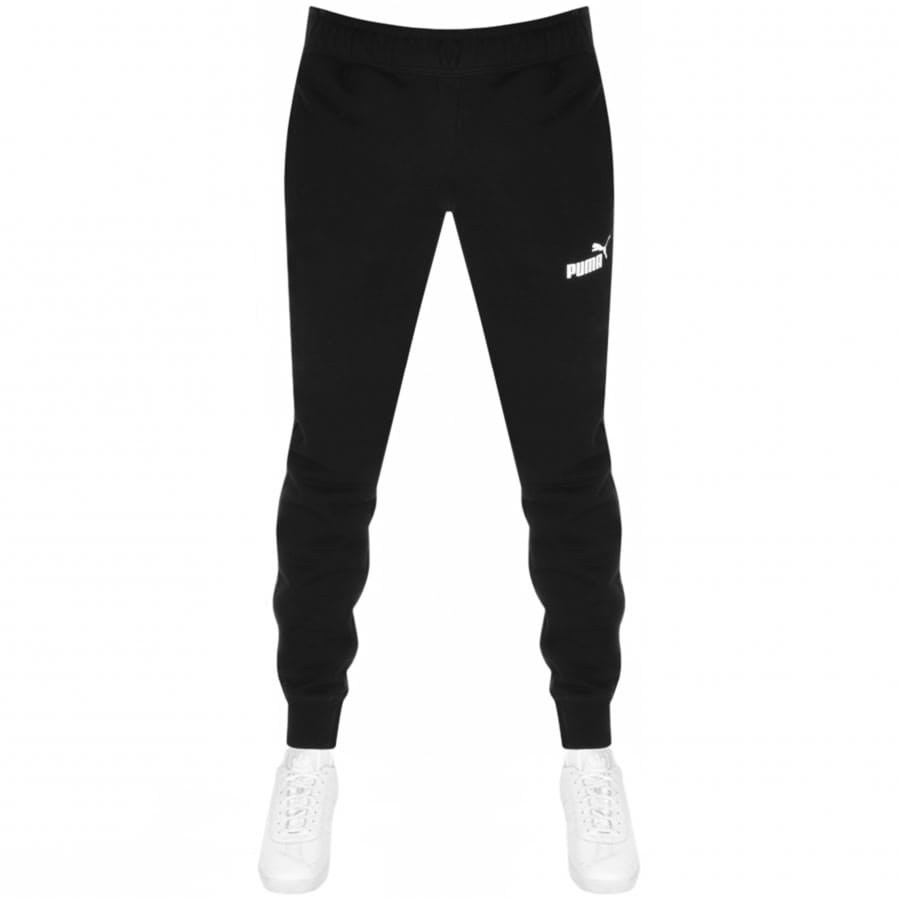 Alternative Image for ProductPuma Logo Crew Neck Tracksuit Black3
