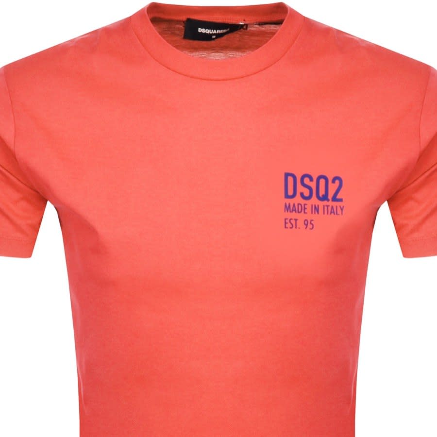 Alternative Image for ProductDSQUARED2 Logo Short Sleeved T Shirt Red2