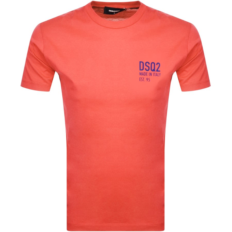 Alternative Image for ProductDSQUARED2 Logo Short Sleeved T Shirt Red1