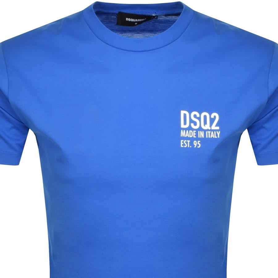 Alternative Image for ProductDSQUARED2 Logo Short Sleeved T Shirt Blue2