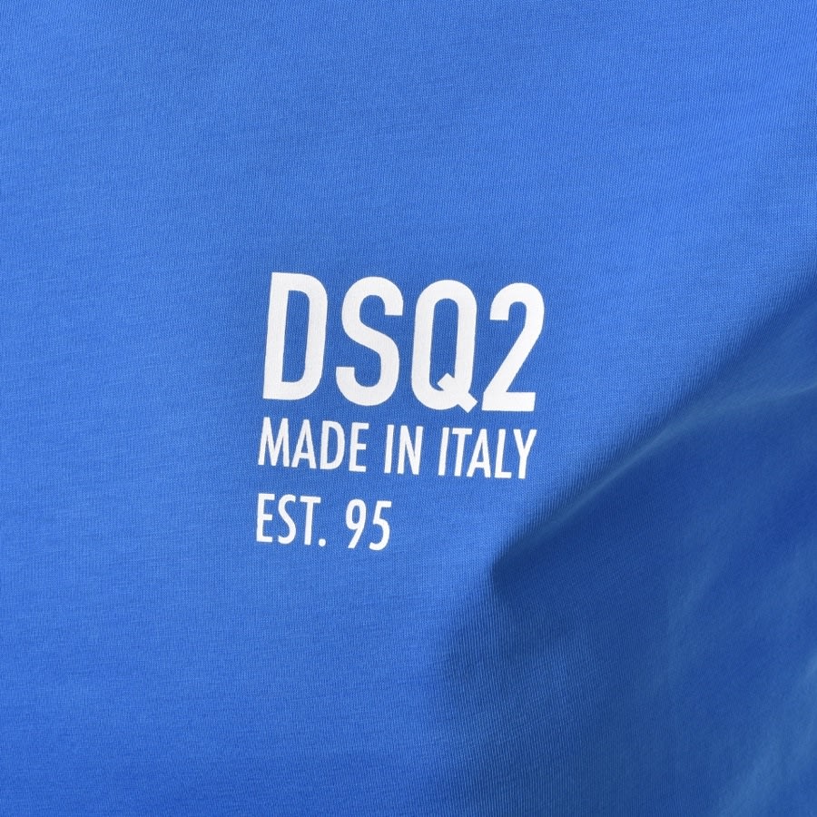 Alternative Image for ProductDSQUARED2 Logo Short Sleeved T Shirt Blue3