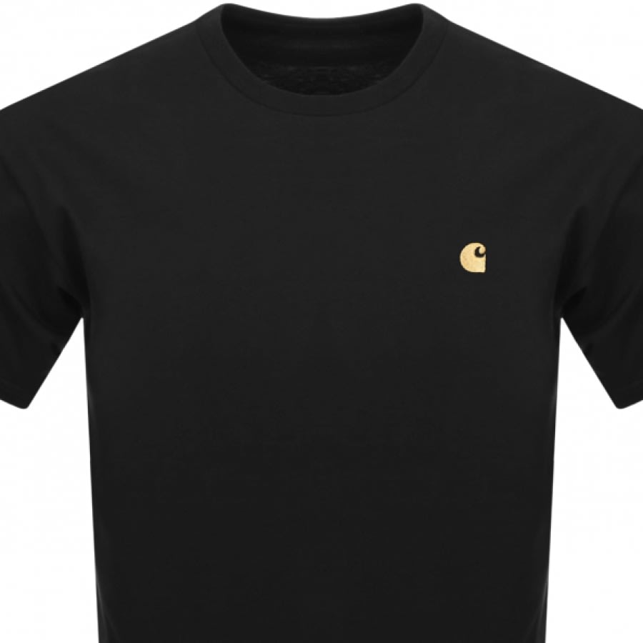 Alternative Image for ProductCarhartt Chase Short Sleeved T Shirt Black2