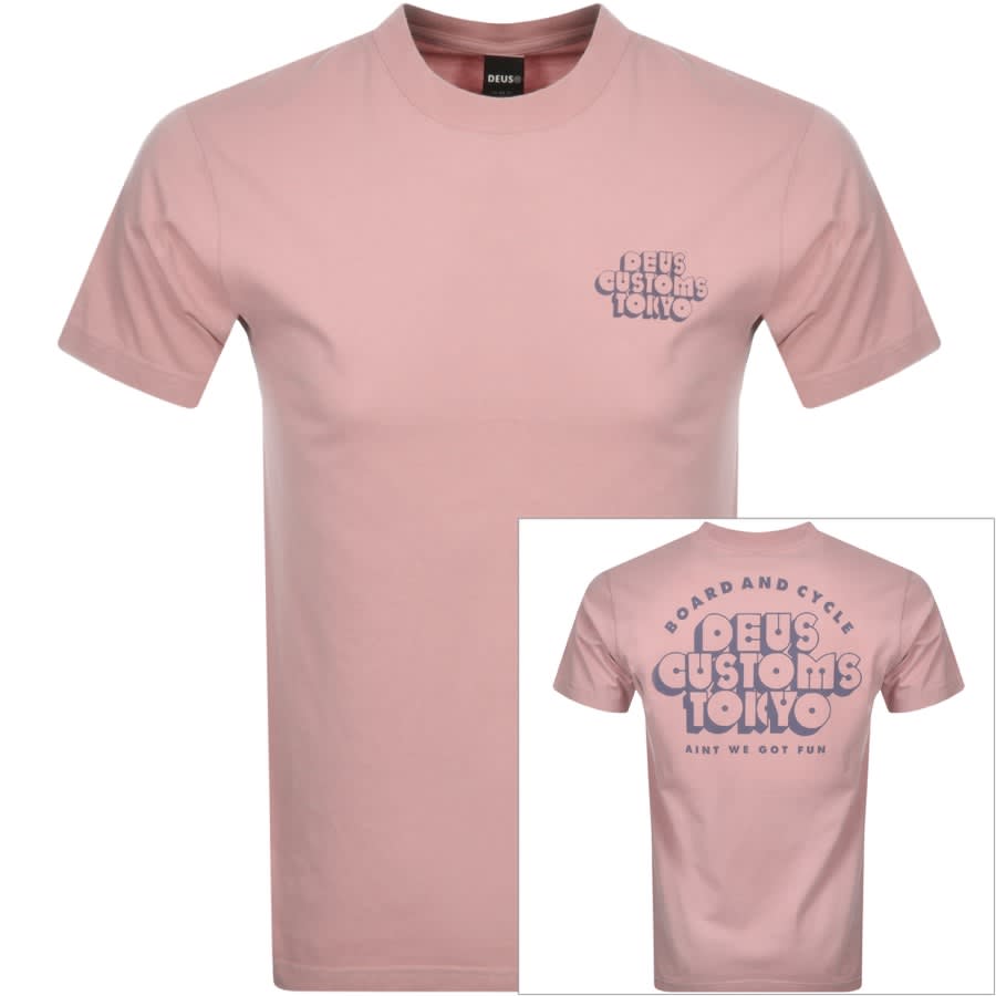 Alternative Image for ProductDeus Ex Machina Cruz T Shirt Pink1