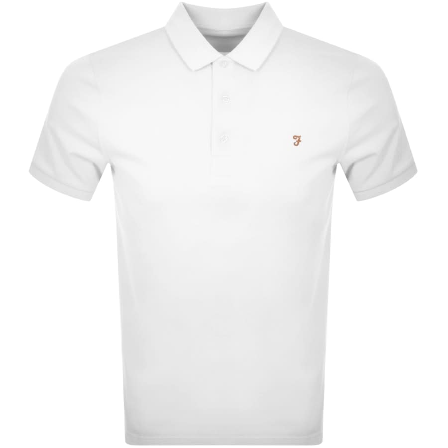 Alternative Image for ProductFarah Vintage Blanes Polo T Shirt White1