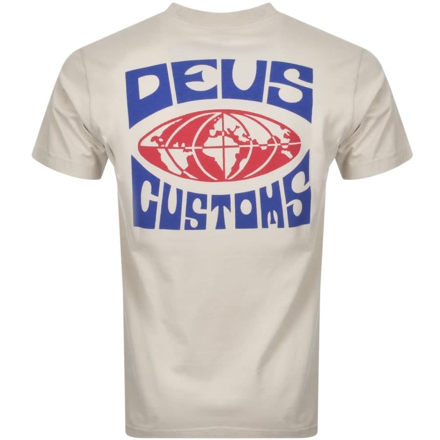 Alternative Image for ProductDeus Ex Machina Won Ton T Shirt Beige3