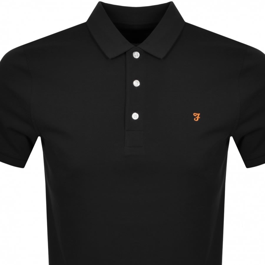 Alternative Image for ProductFarah Vintage Blanes Polo T Shirt Black2