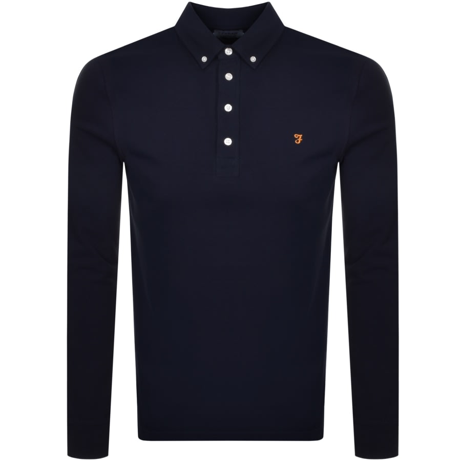 farah long sleeve polo shirt