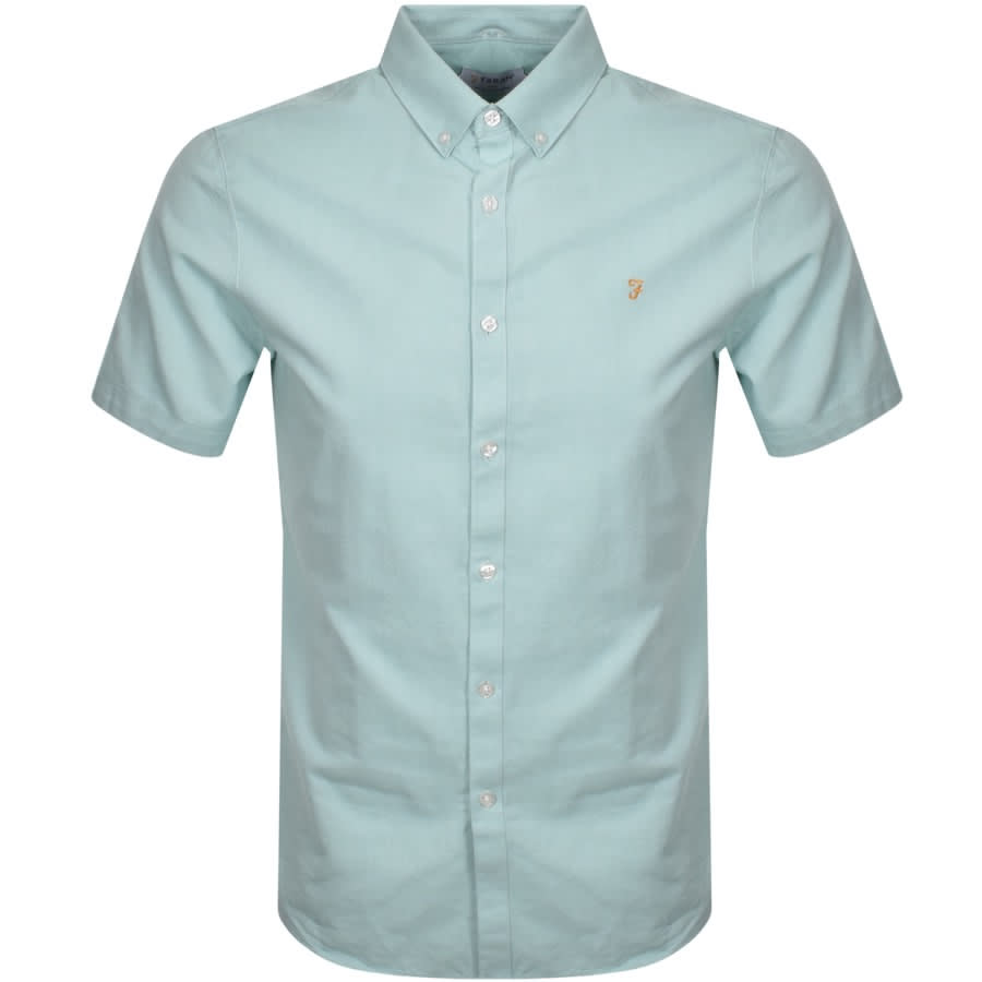 Alternative Image for ProductFarah Vintage Brewer Slim Short Sleeve Shirt Green2