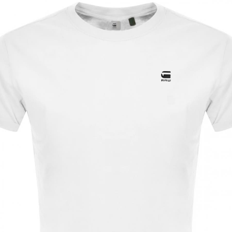 Alternative Image for ProductG Star Raw Lash Logo T Shirt White2