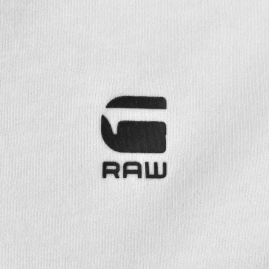 Alternative Image for ProductG Star Raw Lash Logo T Shirt White3