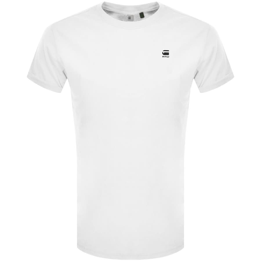 Alternative Image for ProductG Star Raw Lash Logo T Shirt White1