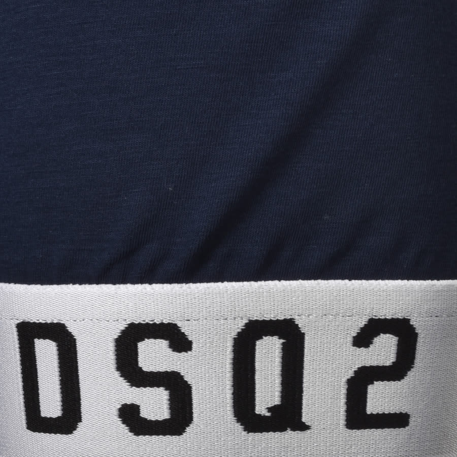 Alternative Image for ProductDSQUARED2 Logo Sleeve T Shirt Navy3