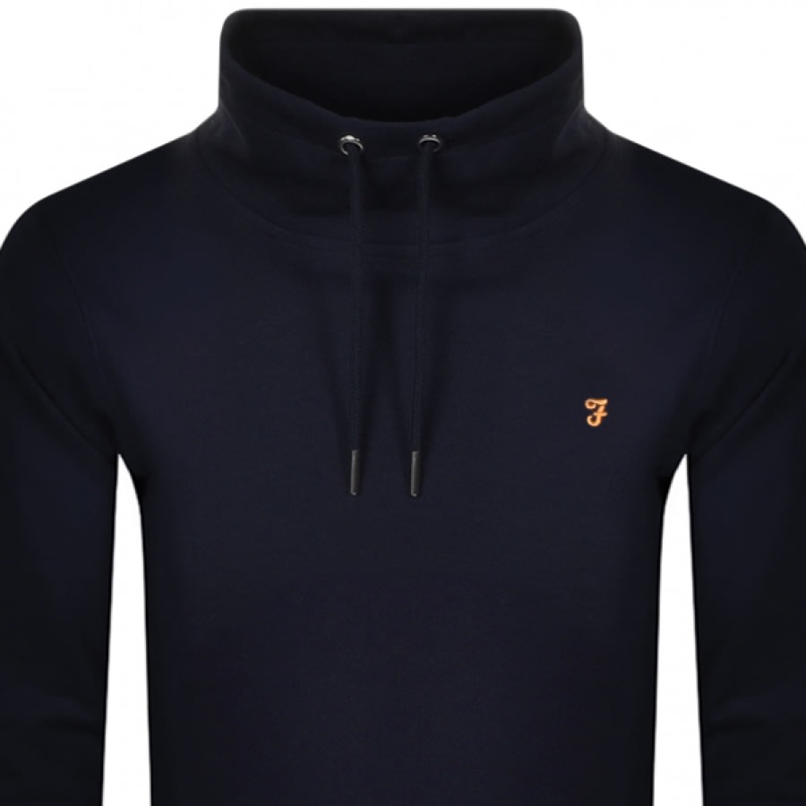 Alternative Image for ProductFarah Vintage Harbordale Sweatshirt Navy2