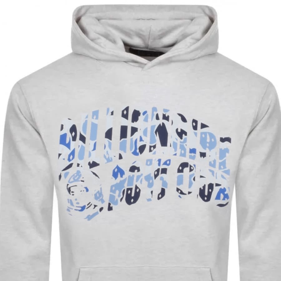 Alternative Image for ProductBillionaire Boys Club Arch Camo Logo Hoodie Grey2