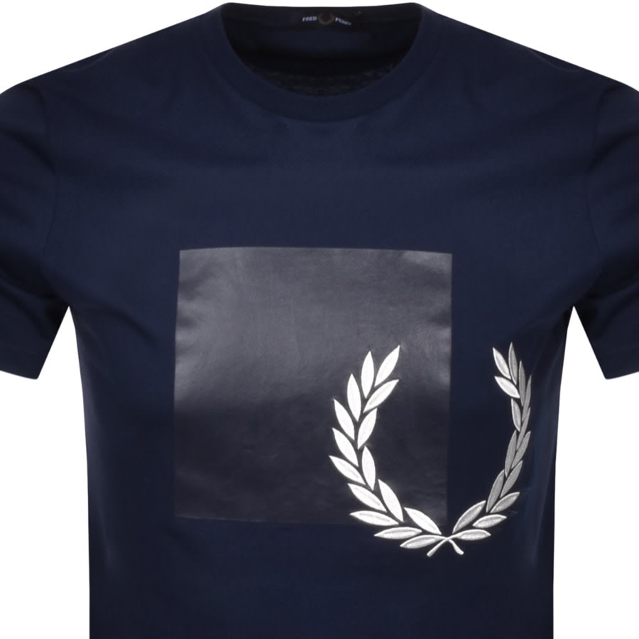 Alternative Image for ProductFred Perry Tonal Logo T Shirt Navy2
