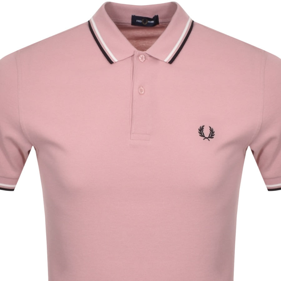 Alternative Image for ProductFred Perry Twin Tipped Polo T Shirt Pink2