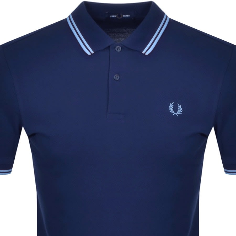Alternative Image for ProductFred Perry Twin Tipped Polo T Shirt Navy2