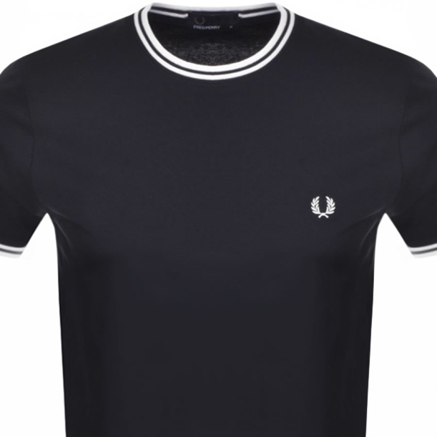 Alternative Image for ProductFred Perry Twin Tipped T Shirt Navy2