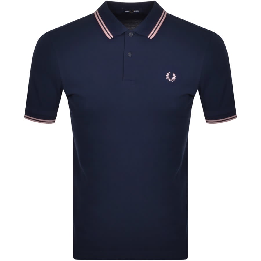 Alternative Image for ProductFred Perry Twin Tipped Polo T Shirt Navy1