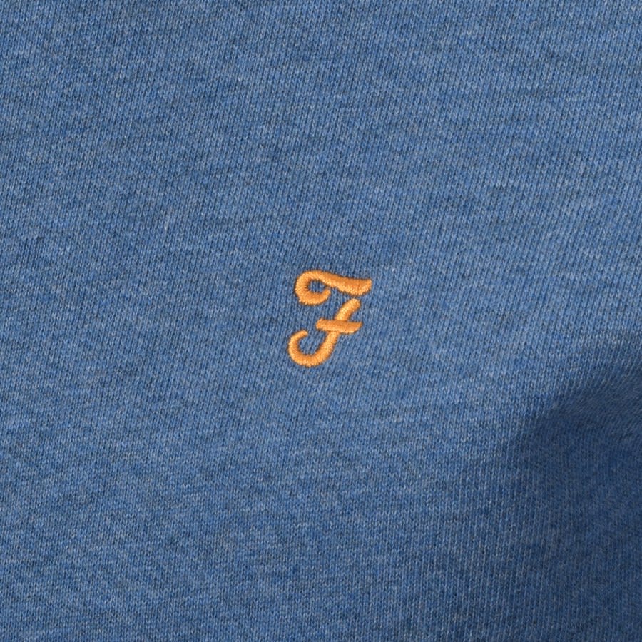 Alternative Image for ProductFarah Vintage Jim Half Zip Sweatshirt Blue3
