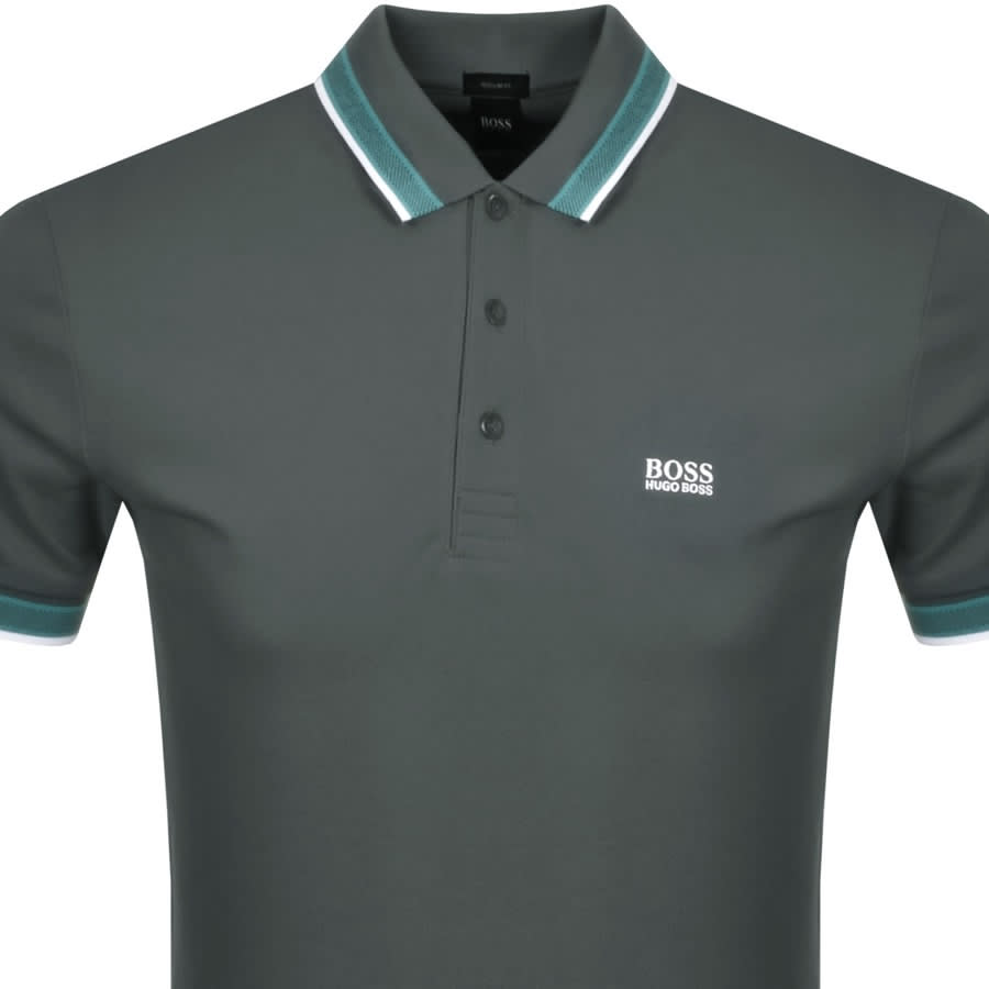 Alternative Image for ProductBOSS Paddy Polo T Shirt Grey2