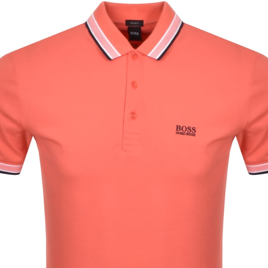 Alternative Image for ProductBOSS Paddy Polo T Shirt Orange2