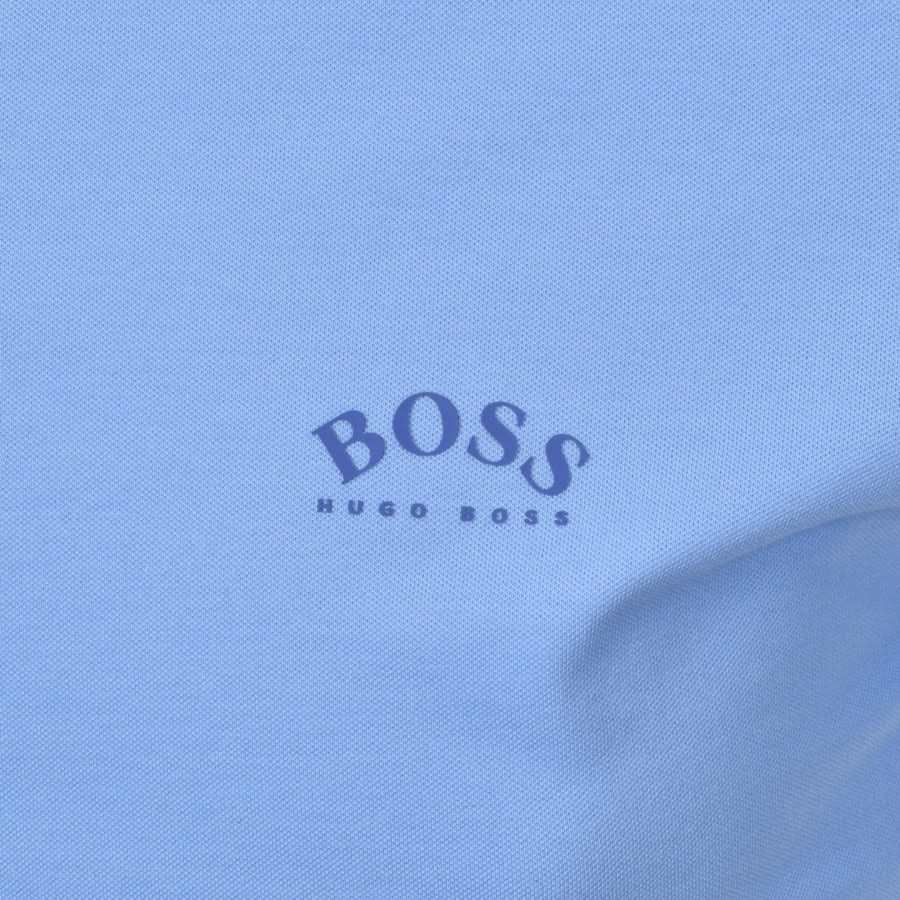 Alternative Image for ProductBOSS Paul Curved Polo T Shirt Blue3