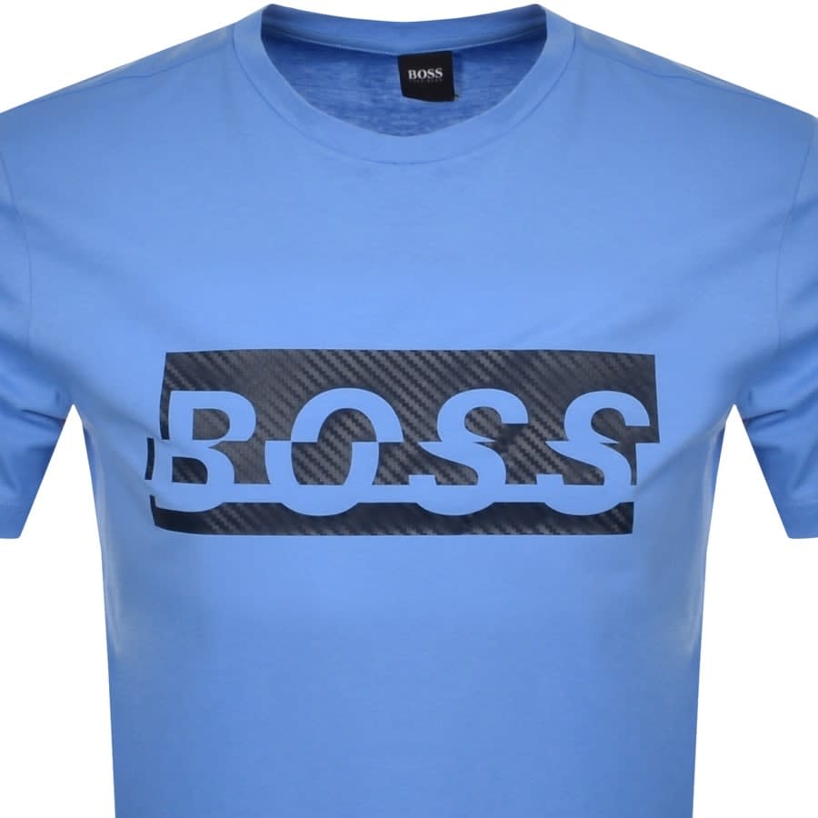 Alternative Image for ProductBOSS Tee 4 T Shirt Blue2