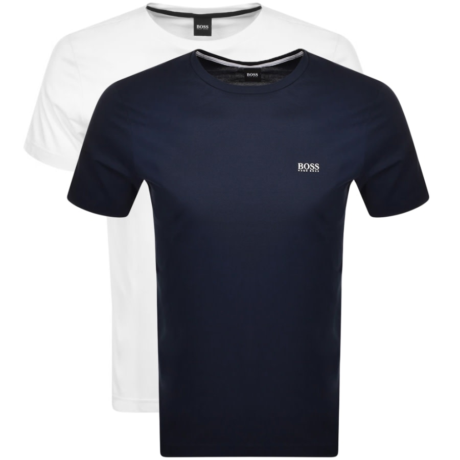Alternative Image for ProductBOSS Double Pack T Shirts White1