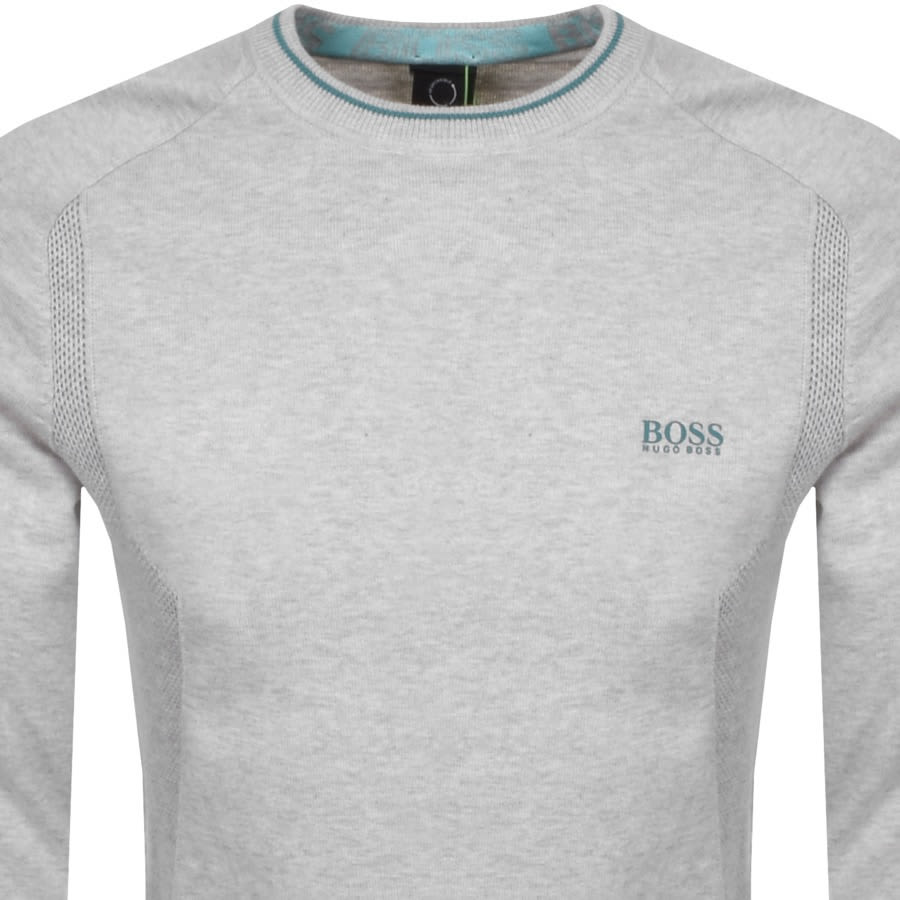 Alternative Image for ProductBOSS Rovan Knitted Jumper Grey2