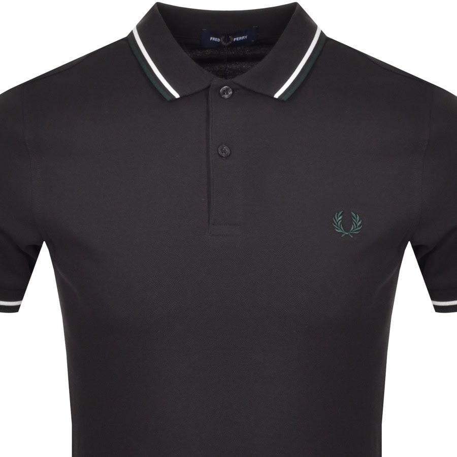 Alternative Image for ProductFred Perry Twin Tipped Polo T Shirt Grey2