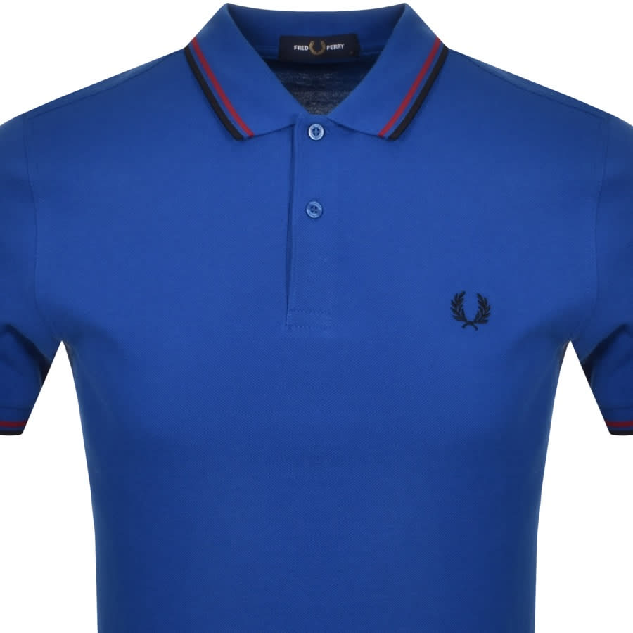 Alternative Image for ProductFred Perry Twin Tipped Polo T Shirt Blue2