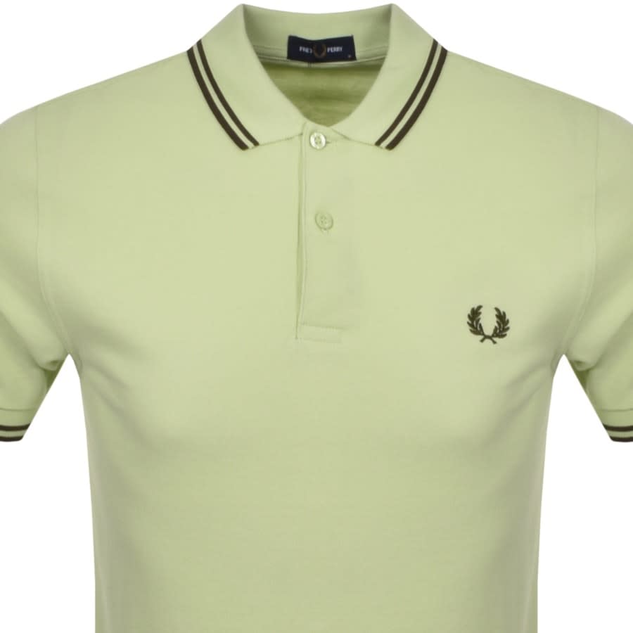 Alternative Image for ProductFred Perry Twin Tipped Polo T Shirt Green2