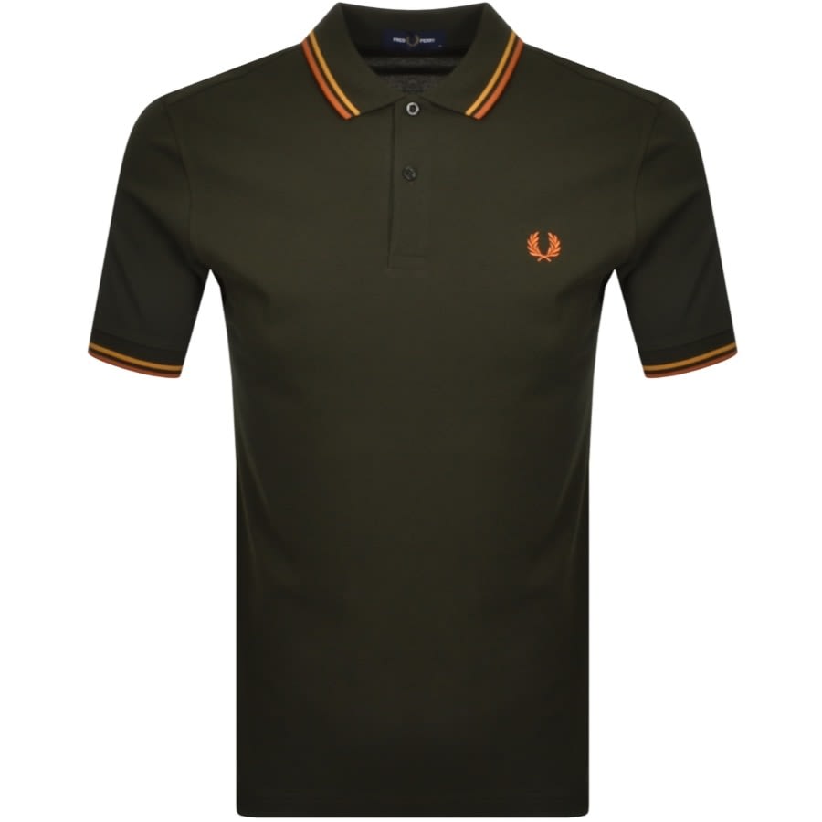 Alternative Image for ProductFred Perry Twin Tipped Polo T Shirt Green1