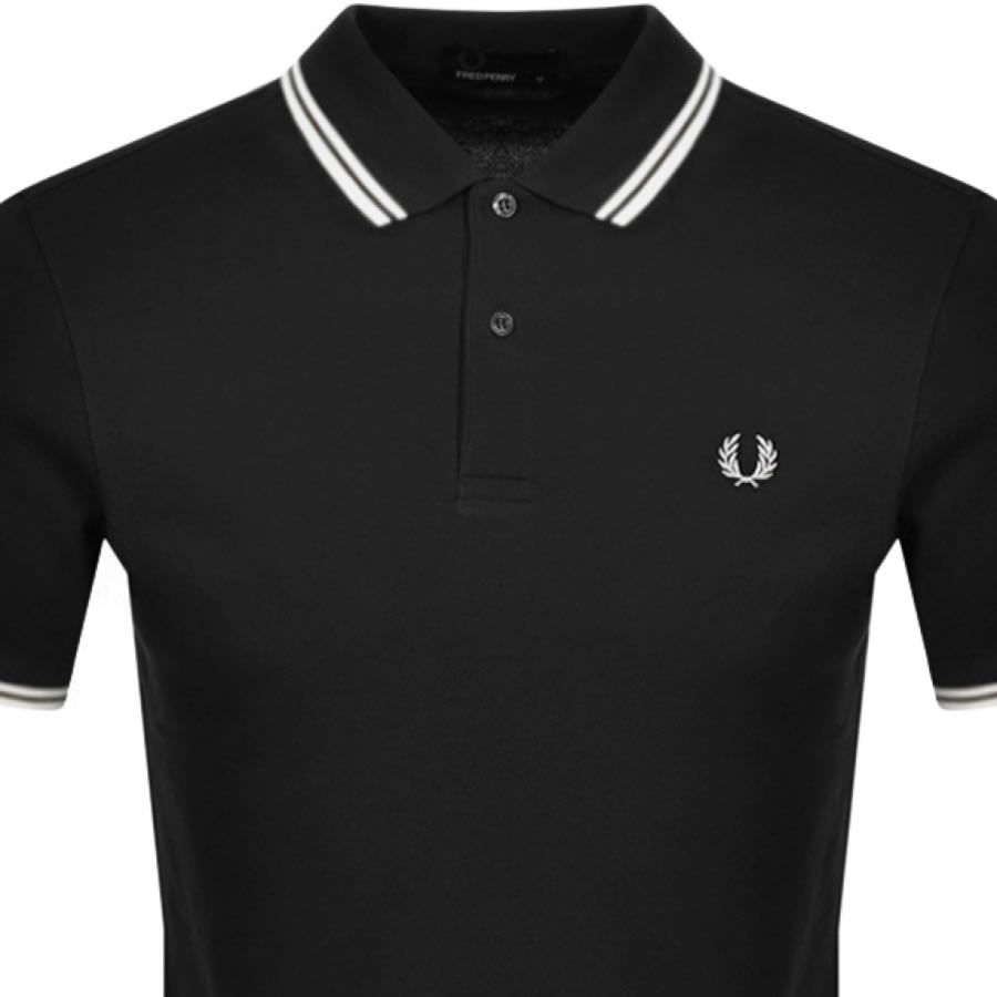 Alternative Image for ProductFred Perry Twin Tipped Polo T Shirt Black2