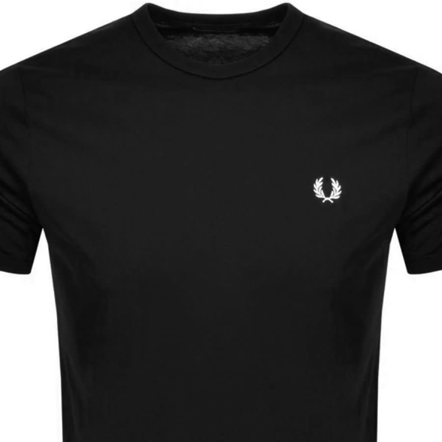 Alternative Image for ProductFred Perry Ringer T Shirt Black2