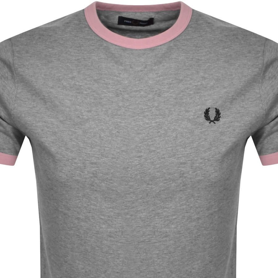 Alternative Image for ProductFred Perry Ringer T Shirt Grey2