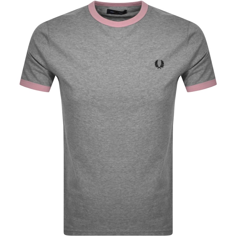 Alternative Image for ProductFred Perry Ringer T Shirt Grey1