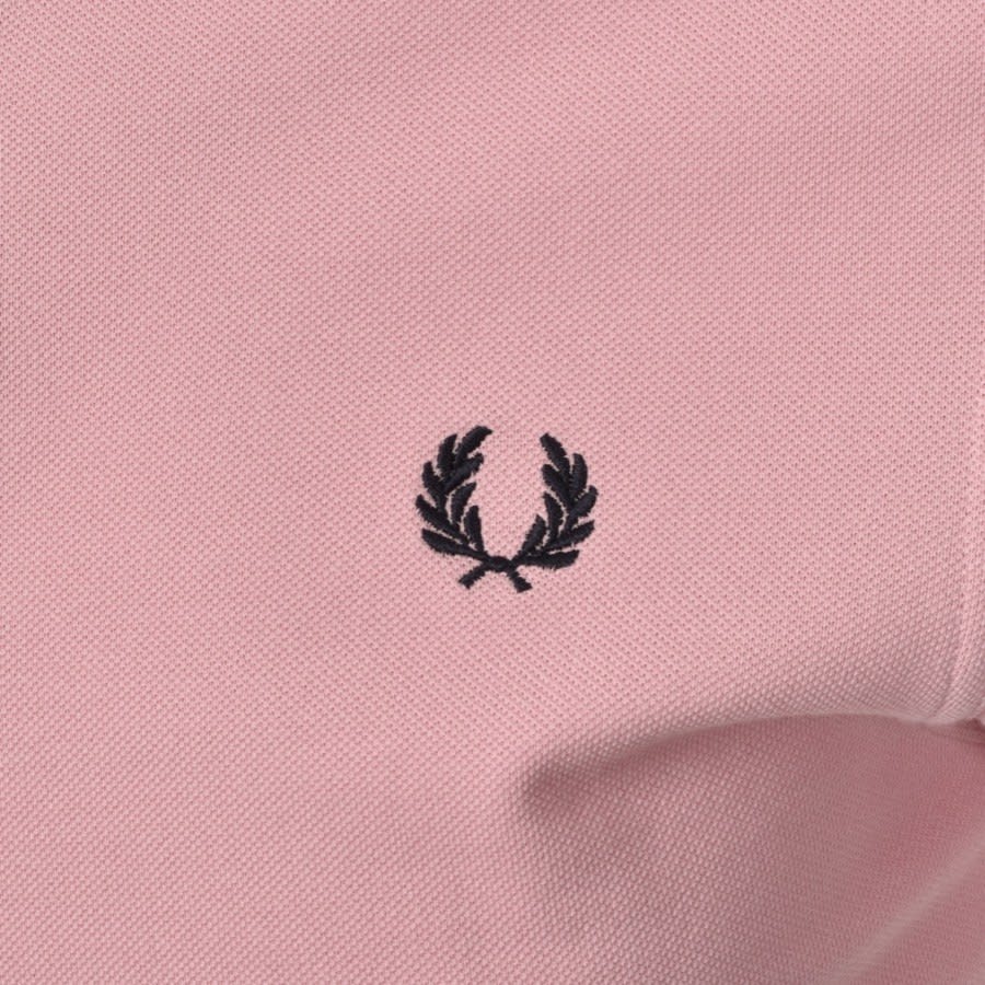 Alternative Image for ProductFred Perry Abstract Tipped Polo T Shirt Pink3