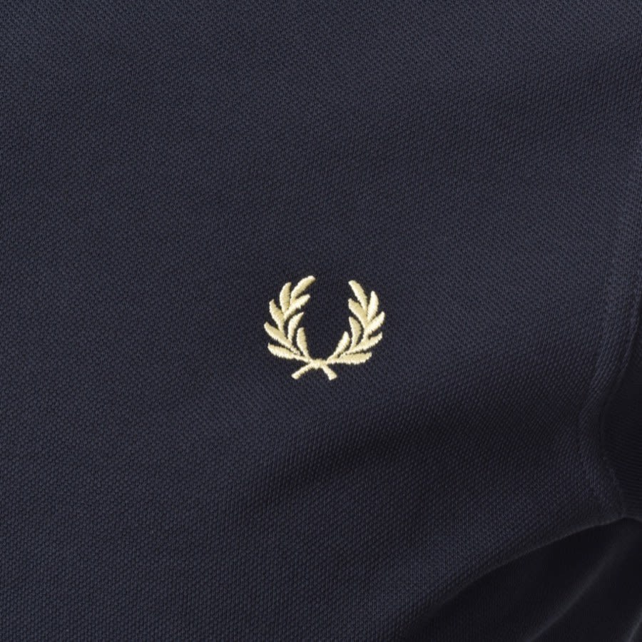 Alternative Image for ProductFred Perry Abstract Tipped Polo T Shirt Navy3