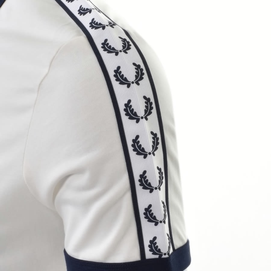 Alternative Image for ProductFred Perry Taped Ringer T Shirt White3