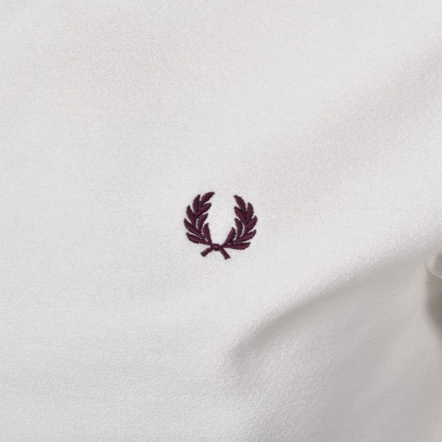 Alternative Image for ProductFred Perry Crepe T Shirt White3