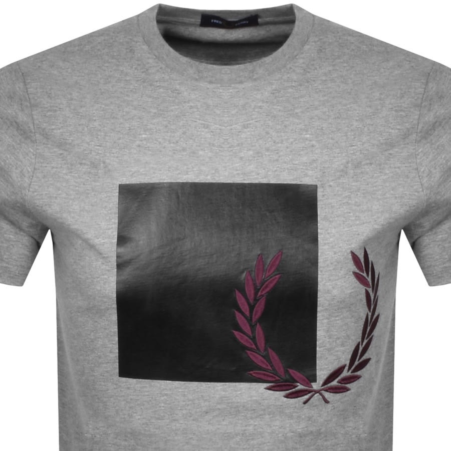 Alternative Image for ProductFred Perry Tonal Logo T Shirt Grey2