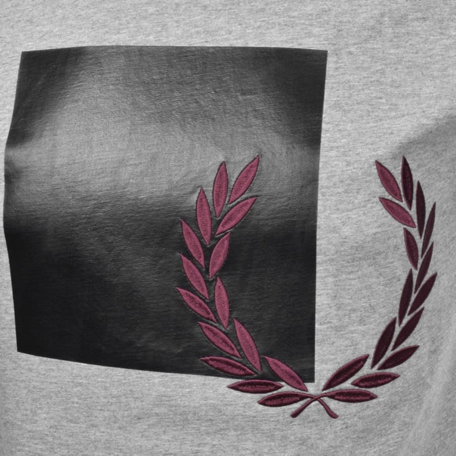 Alternative Image for ProductFred Perry Tonal Logo T Shirt Grey3